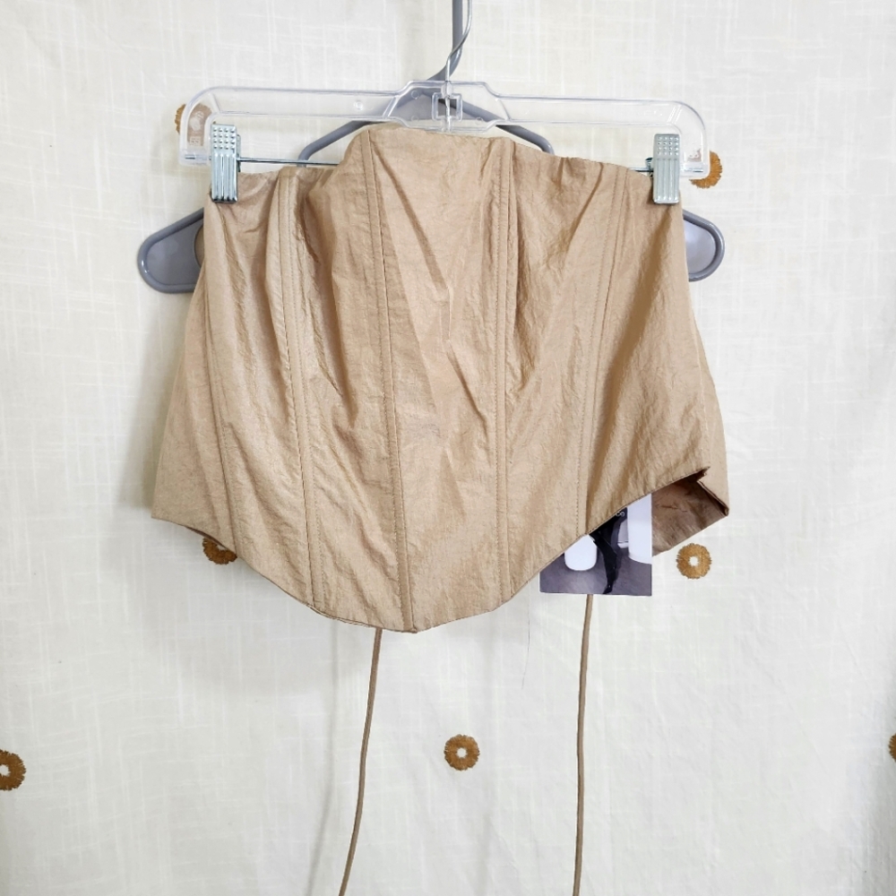 Tan Corset Top